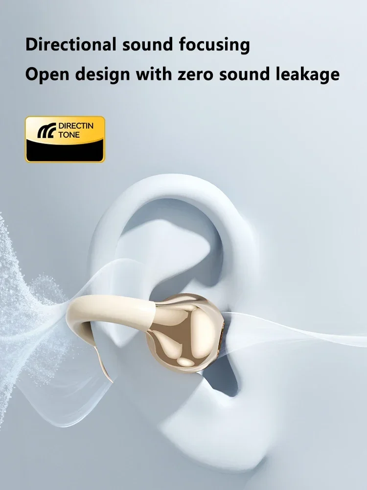 Wireless Earbuds Bluetooth V6.0 Directional Sound Focusing Headphones Panoramic Spatial Audio ENC Noise Cancelling Low Latency