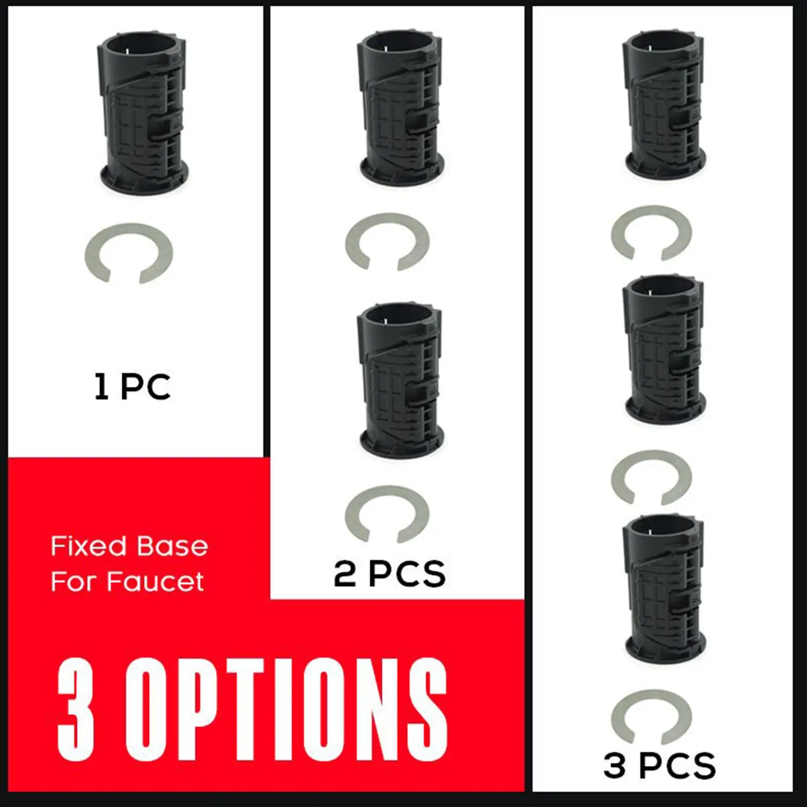 Fixed Base For Faucet Kitchen Sink Faucet Wash Basin Base Fixed Foot Nut Accessories Quick Install Repair Tool For 32mm Pipe