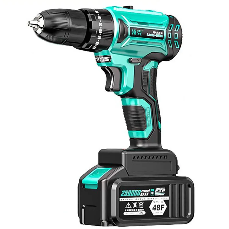 

Brushless Electric Hand Drill Impact Drill Rechargeable Dual Speed Lithium Battery 48V Pistol Drill Electric Tool Screwdriver