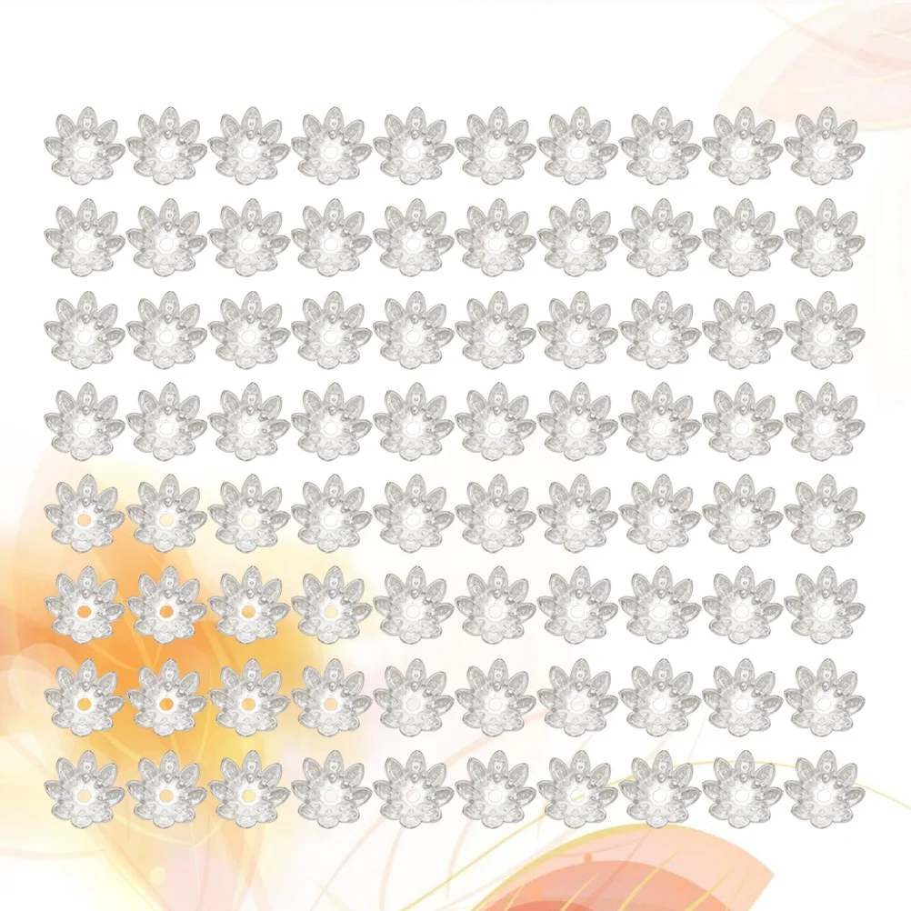 

500Pcs Retro Bead Cap Pendants 10Mm Metal Flower Spacer Caps for DIY Jewelry Making Handmade Craft Findings Silver