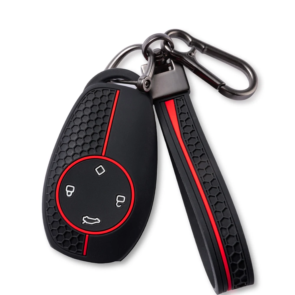 Keychain Silicone Remote Car Key Case Holder Key Cover Shell For leapmotor Zero run t03 2022 c11 s01 C01 Key Case Accessories