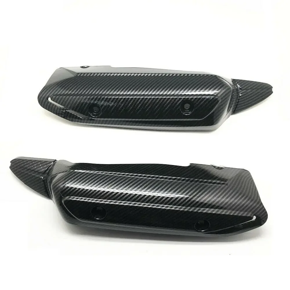 For Yamaha YZF-R1 R1 2009 2010 2011 2012 2013 2014 Carbon Fibre Color Side Panel Exhaust Upper Heat Shield image 2