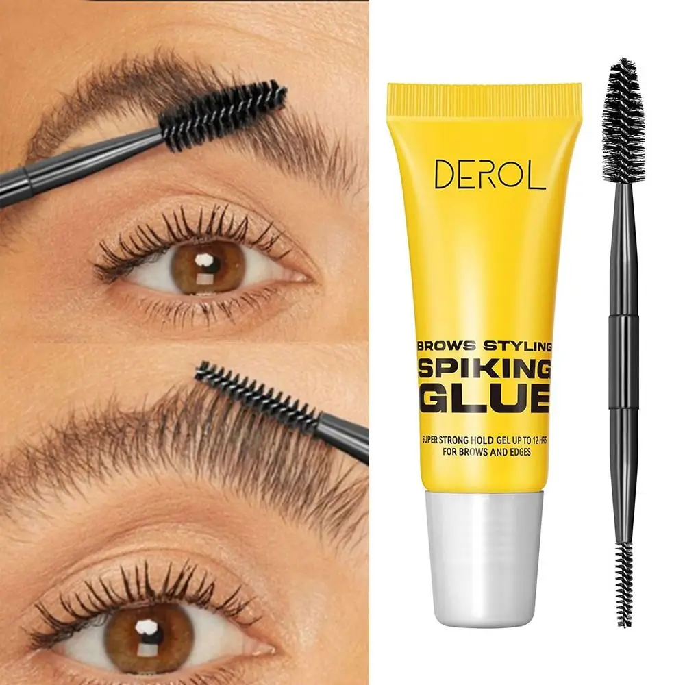 New Waterproof Brow Styling Spiking Glue Long Lasting Quick Drying Clear Eyebrow Setting Gel Natural Sweat-Proof Brow Fix Gel