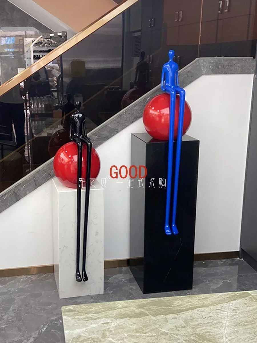 

Абстрактная скульптура TAO в виде высокой фигуры, украшение от пола до потолка, для тумбы под телевизор, для лобби отеля