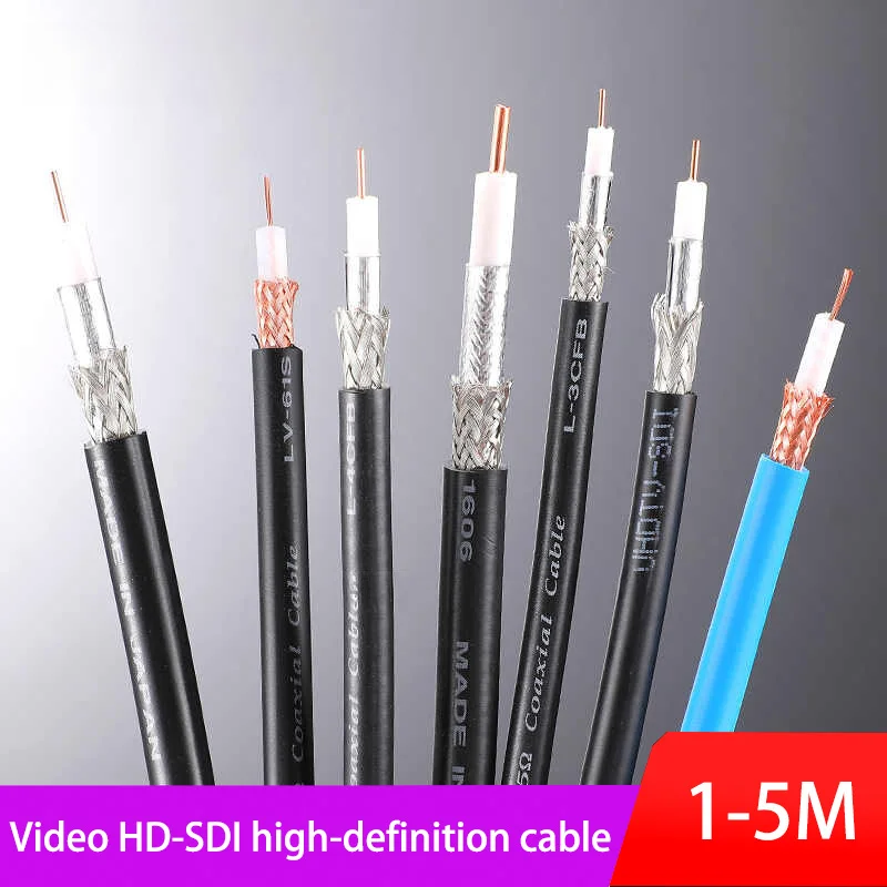 

1m 50-75 Ohm HD Coaxial Video Cable L-3CFB L-4CFB L-4CFB+ L-5CFB LV-61S L-5DFB Broadcast HD SDI Digital Cable Video HD Cable