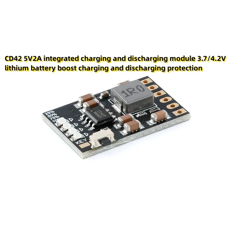 CD42 5V2A integrated charging and discharging module 3.7/4.2V lithium battery boost charging and discharging protection