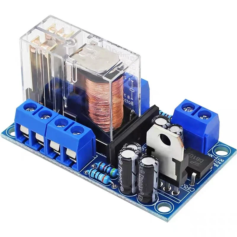 Placa de proteção de alto-falante fólico upc1237 para relé-diy interruptor passivo liga/desliga atraso módulo de funcionalidade anti-impacto
