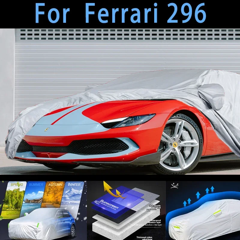 

For Ferrari 296 Car protective cover,sun protection,rain protection, UV protection,dust prevention auto paint protective