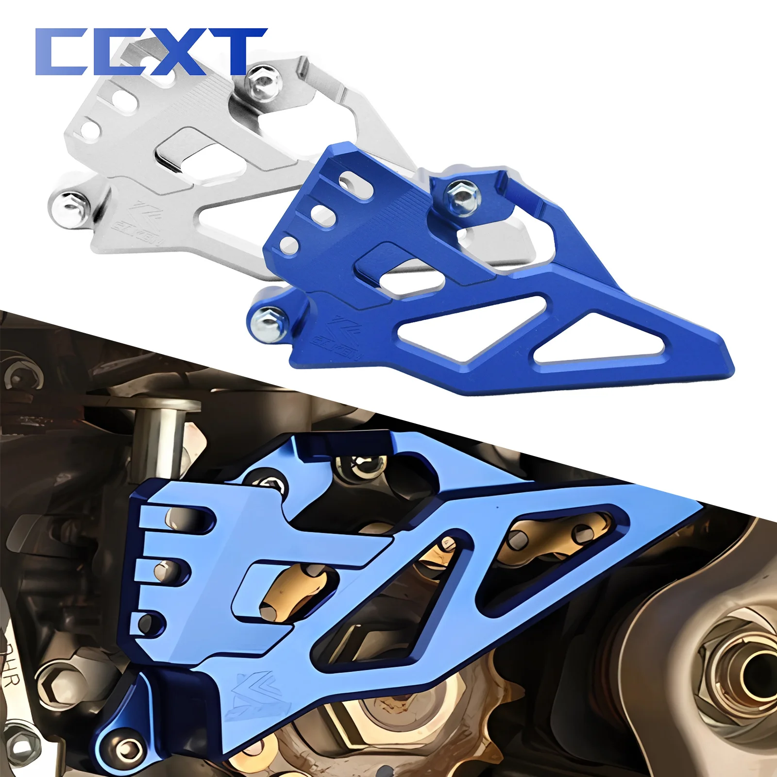 

CNC Aluminum Front Sprocket Cover Chain Protector Guard For Yamaha YZ450F 2023 WR450F 2024 YZ450F 50TH 2024 YZ450FX 2024 Parts