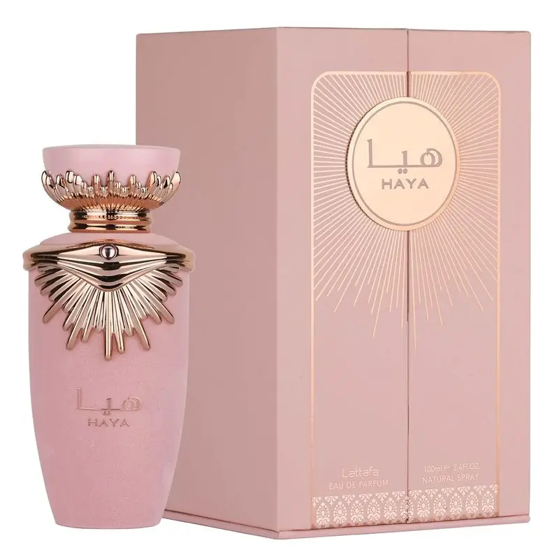 LATTAFA Haya Eau de Parfum en Spray para Mujer, Perfume de 3.4 Onzas