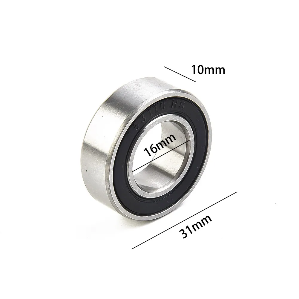 Bottom Bracket Bearing 163110 2RS 16x31x10mm About 35g Accessories Bicycle Bike Bike Bicycle Black+Silver For Giant