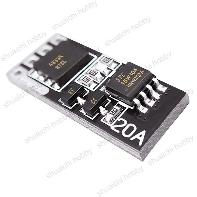 1PCS RC Model Airplane 2.2V-5.2V Unidirectional Brushed ESC 1S 20A 22x10mm Mini Size Black PCB Board for Drone Hollow Cup Motors