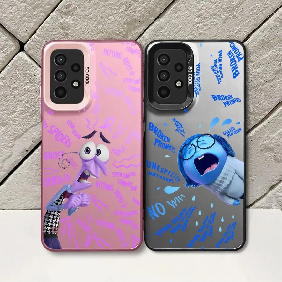 Inside Out 2 Phone Case for Galaxy A15 A52 A72 4G 5G A25 A52s A53 A54 A55 A73 5G A51 4G bag