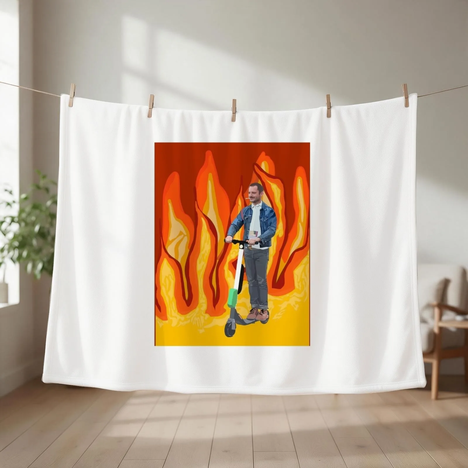 Hell hath no furry like elijah woods Throw Blanket for babies Blankets Sofas Of Decoration Large bed plaid Blankets