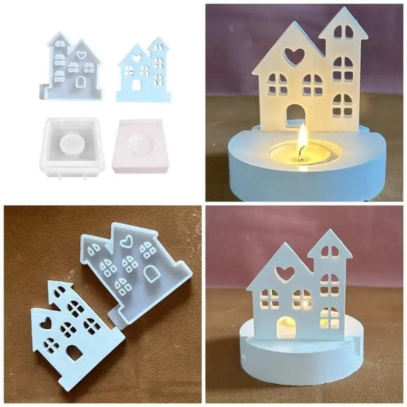

D46E Smooth Silicone Molds for Crafting Castles and Plaster Decoration