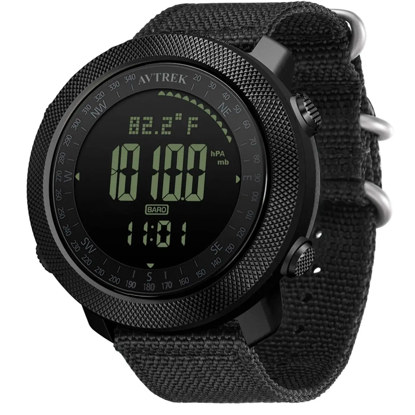 Avertk Men's Sport Digital Watch Running Military Watches Outdoor Compass Altimeter Barometer Watch waterproof 50m Wristwatches