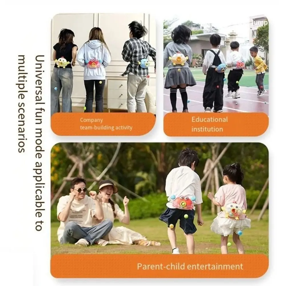 

Набор для командных игр «Мультяшные яйца-попрыгуны»: развивающая игра для тренировки координации и командной работы