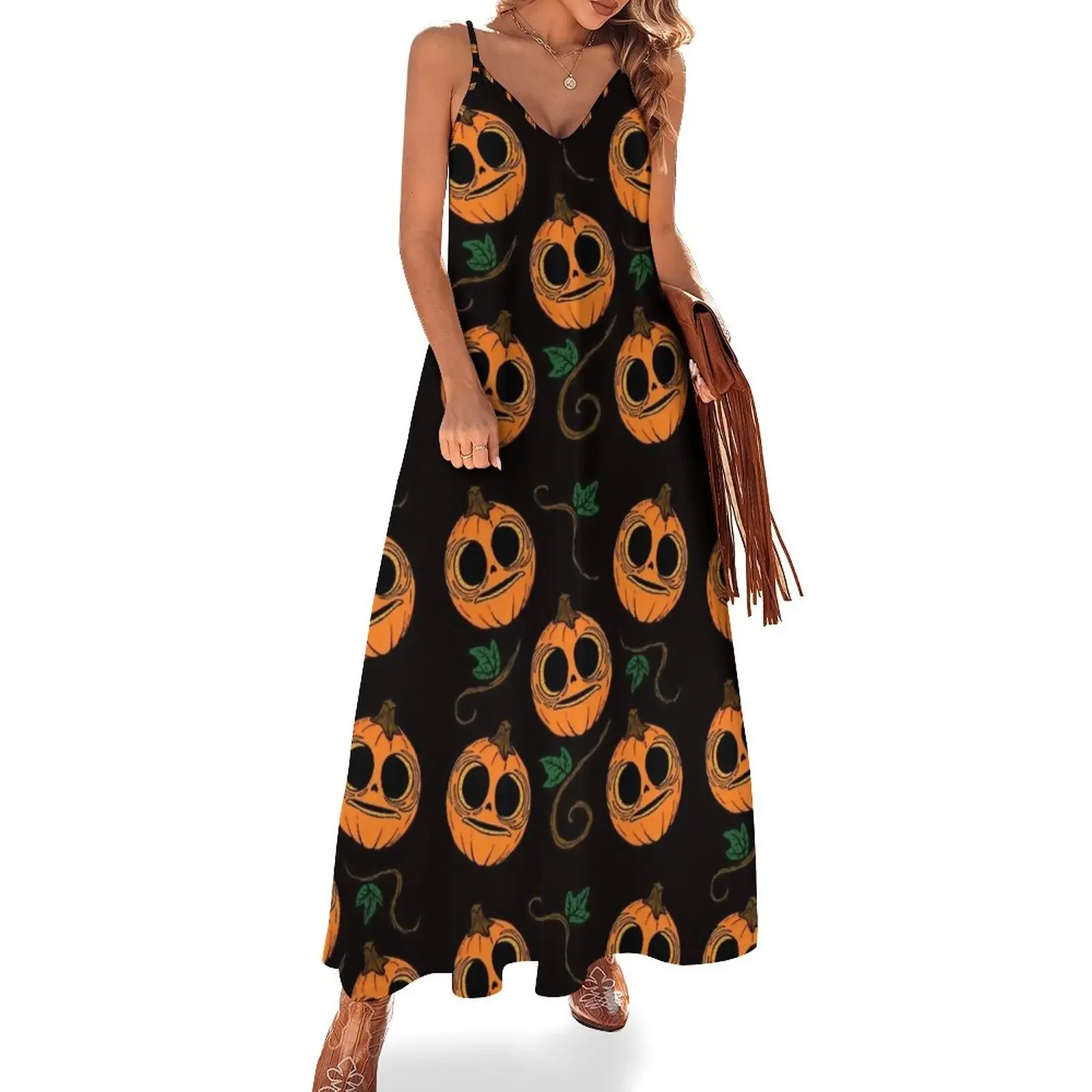 

Lil' Boo Wicked Halloween Sleeveless Dress Woman clothing Female clothing