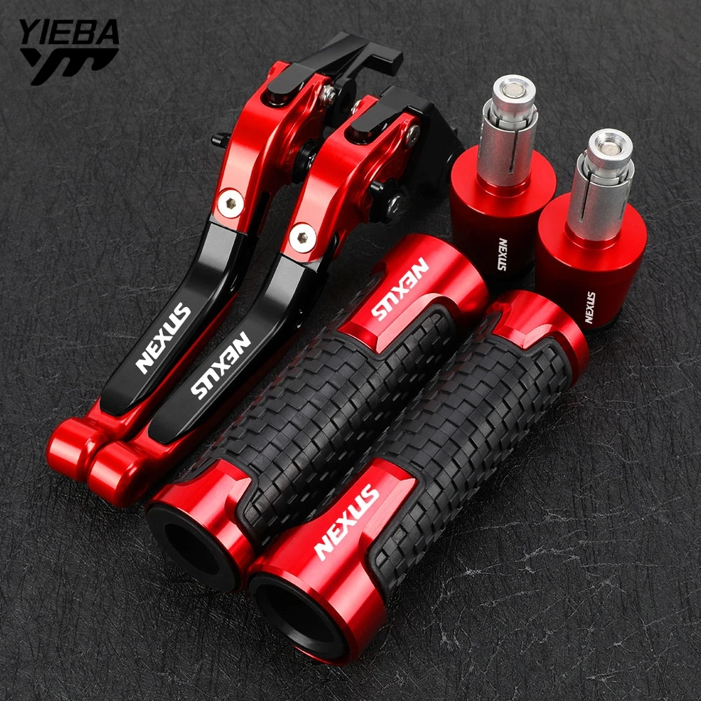 

For Gilera NEXUS 500 NEXUS500 Motorcycle Accessories CNC Folding Brake Clutch Levers Handlebar Grip End Handle Bar Grip Ends
