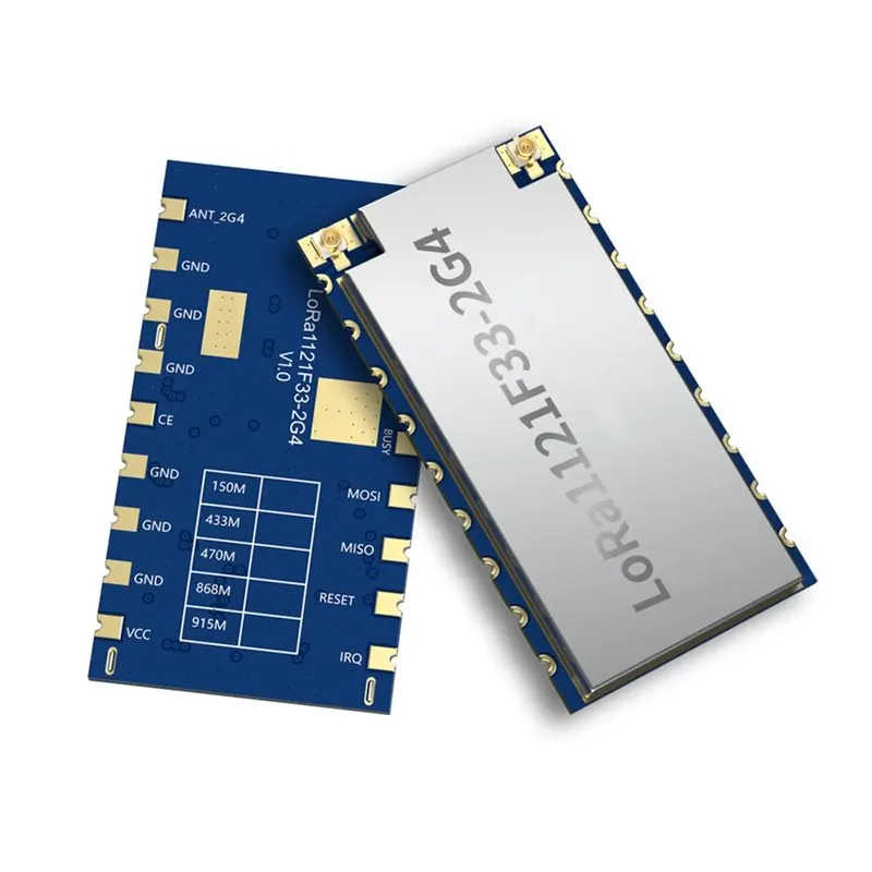

Беспроводной двухдиапазонный модуль A52T Lora1121f33-2G4 2W высокой мощности 433-915 МГц Sub-GHz/S с чипом LR1121