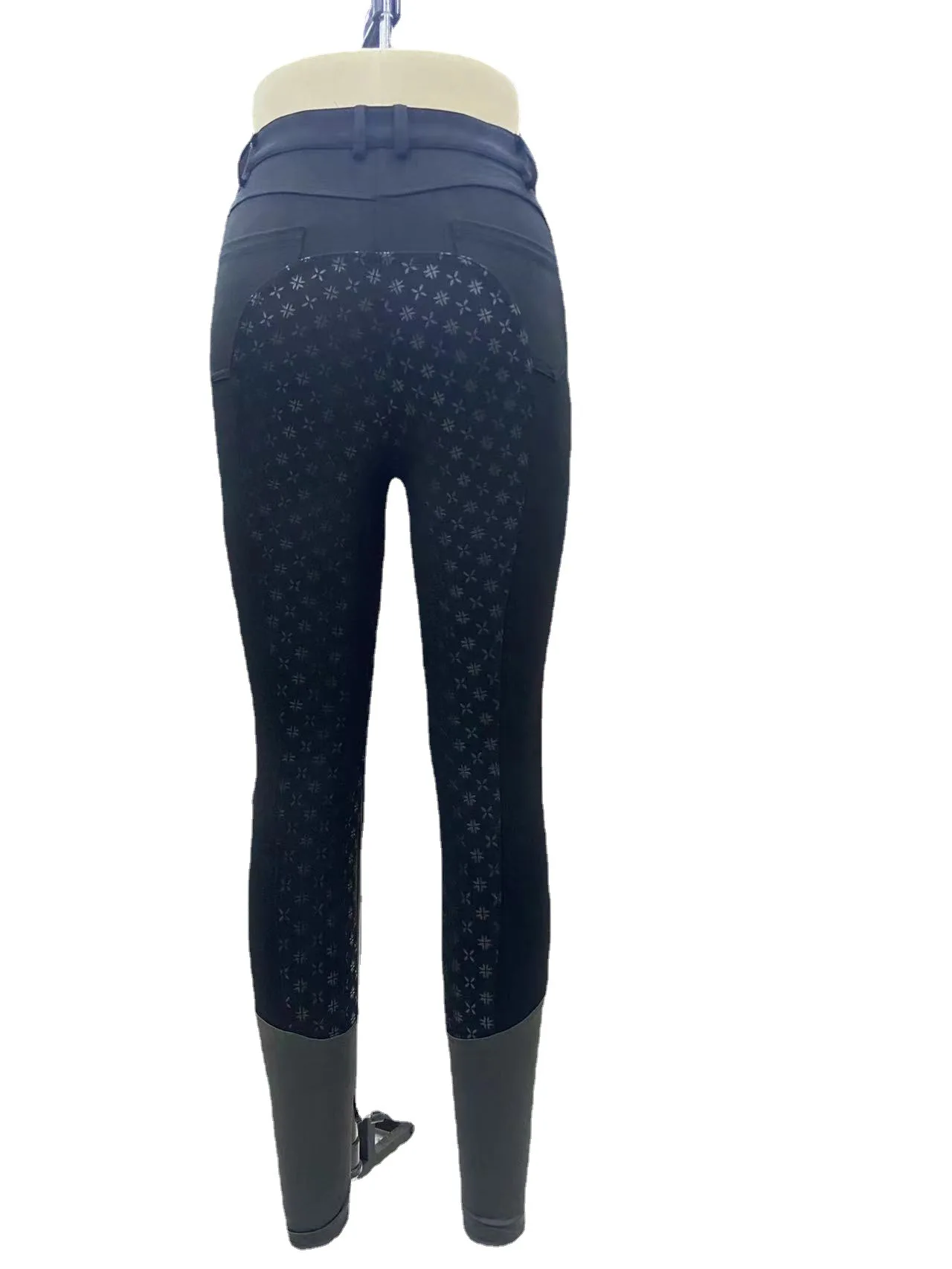 Nieuwe Vrouwen Paardensport Broek Hoge Taille Zak Draad Drukken Slim Fit Running Tight Sport Horse Rijbroek