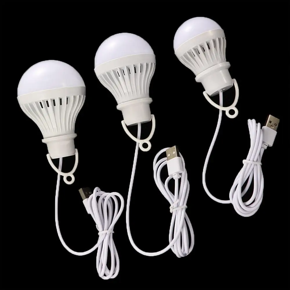 Outdoor 3W/5W/7W 5V Night Light Portable Travel Lighting Lantern Camping Lights USB Lamp 1.2m USB Bulb Tent Lights