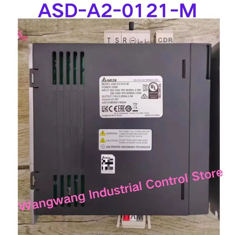Second-hand test OK , ASD-A2-0121-M servo driver, power 100W