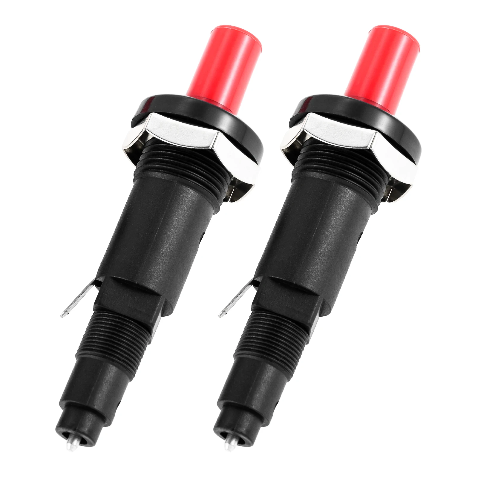2pcs Push Button Piezo Igniter Dual Exits Pressing Sparking Gas Grill/Range/Heater/Stove/BBQ Sparker Kitchen Ceramic Lighter