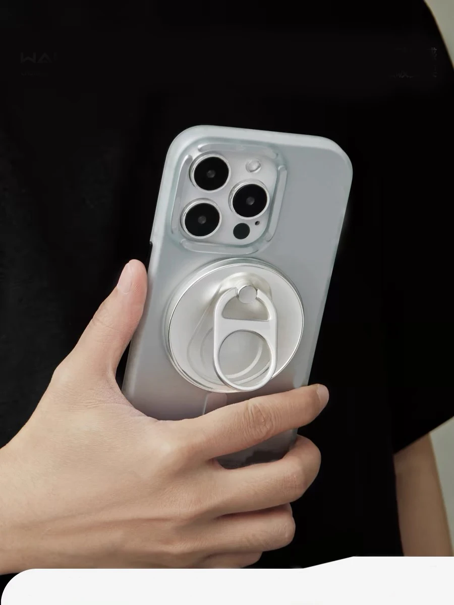 Для Magsafe магнитная молния верхняя банка 1 шт. сильная присоска шестигранник вращающиеся на 360 наклейки на стену Everywhere складное кольцо держатель для телефона