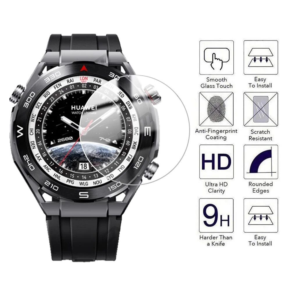 2.5D Screen Protector for Huawei Watch Ultimate Tempered Glass Protection for Huawei Ultimate Anti-scratch Ultra HD Glass Film