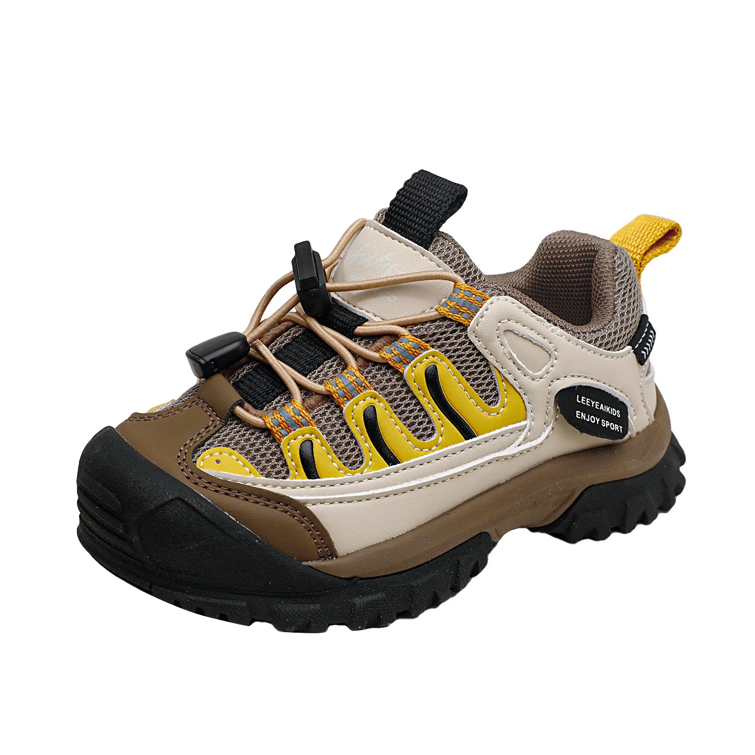 

2025 Autumn New Children's Boys Girls Fashion Buckle Mesh Breathable Outdoor Sports Shoes Kid Toddler Lightweight Hiking Shoes