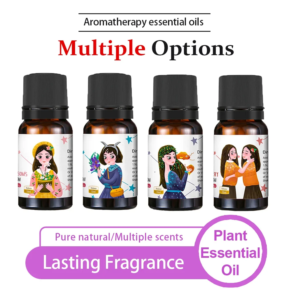 10ml Car Air Freshener Multpile Options Essential Oil Safe Aromatherapy Oil Long-lasting Refreshing Scented Making Essential Oil