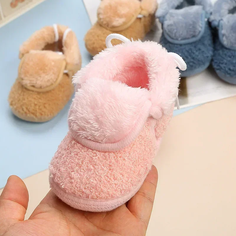 

Kids Girl Footwear Boots Cute Princess Baby Shoes Soft Winter Toddler Shoes Boys and Girls Socks Shoes Newborn Warming Socks