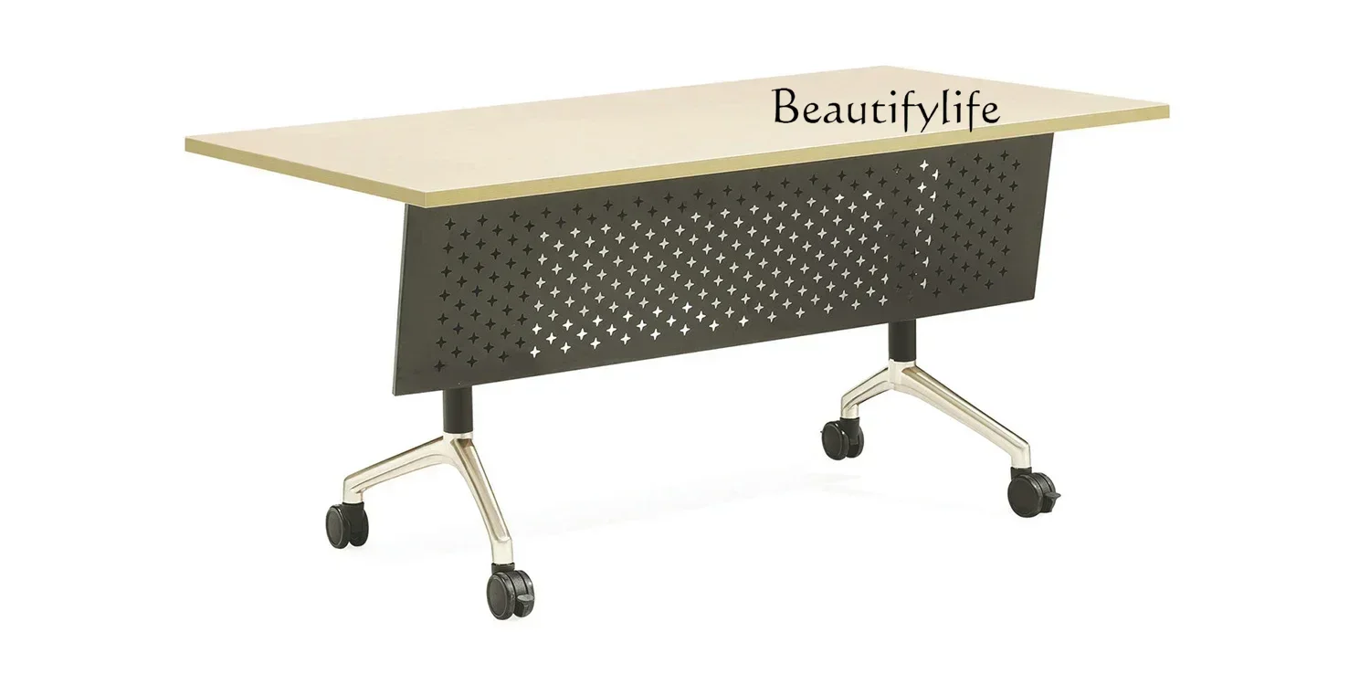 BJ Büromöbel, klein, tragbar, zusammenklappbar, für Besprechungsräume, bewegliches Trainingsbrett, Schreibtisch, groß
