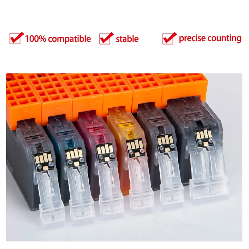 PGI-520 CLI-521 Compatible Ink cartridge For Canon PIXMA IP3600 IP4600 IP4700 MX860 MX870 MP540 MP550 MP560 MP620 MP630 Printer