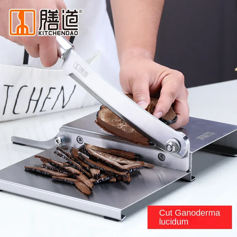 Wyj Cutting Chicken, Duck and Goose Ribs Cutting Beef Jerky Knife Chinese Herbal Medicine Slicer