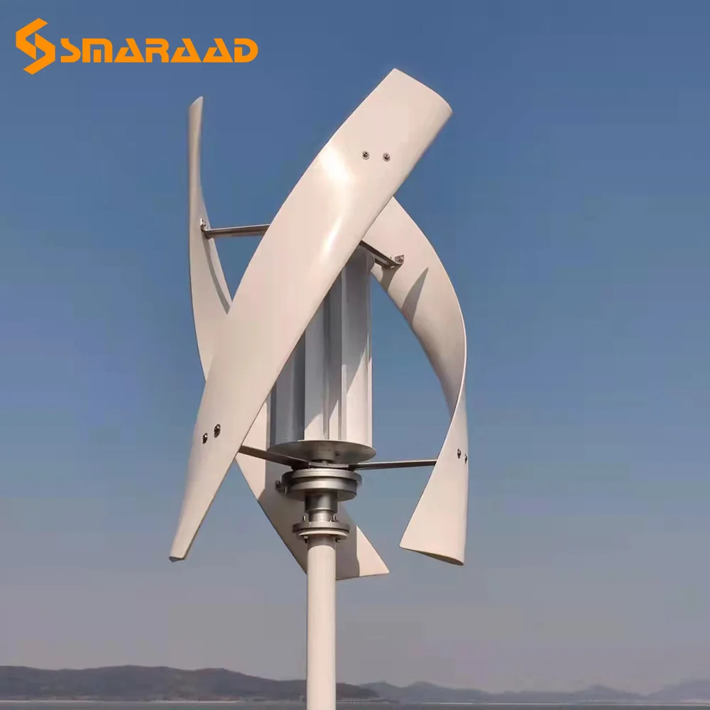 

3KW Vertical Axis Maglev Wind Turbine Free Energy Household Windmill Low Speed In Stock