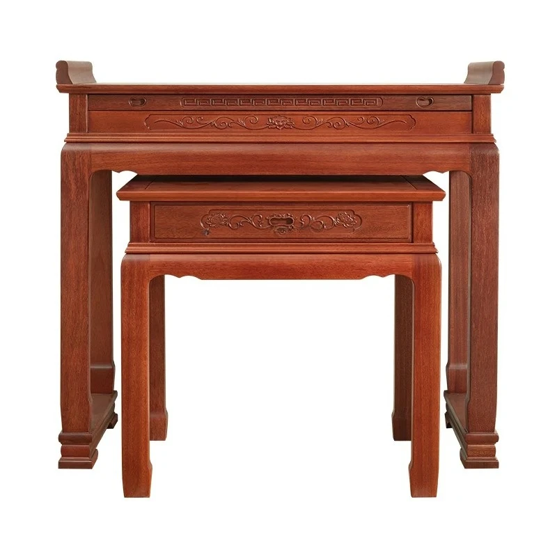 

Solid Wood Altar Altar Altar Offering Home Buddha Shrine Entrance Incense Burner Table