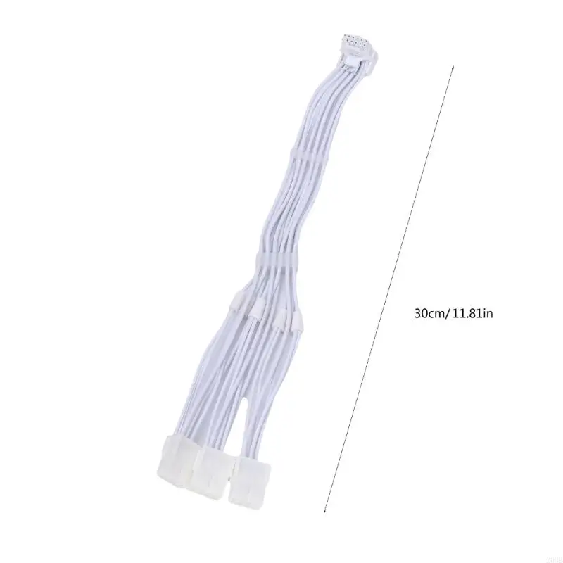 203b لـ RTX4000 Series 3x8pin أنثى إلى PCIE 5.0 12+4 16Pin Card Card Cable 12VHPWR