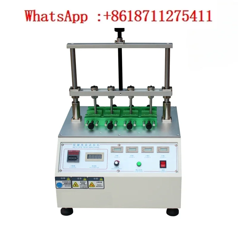 Button life tester, four-station switch, key life tester, key fatigue tester