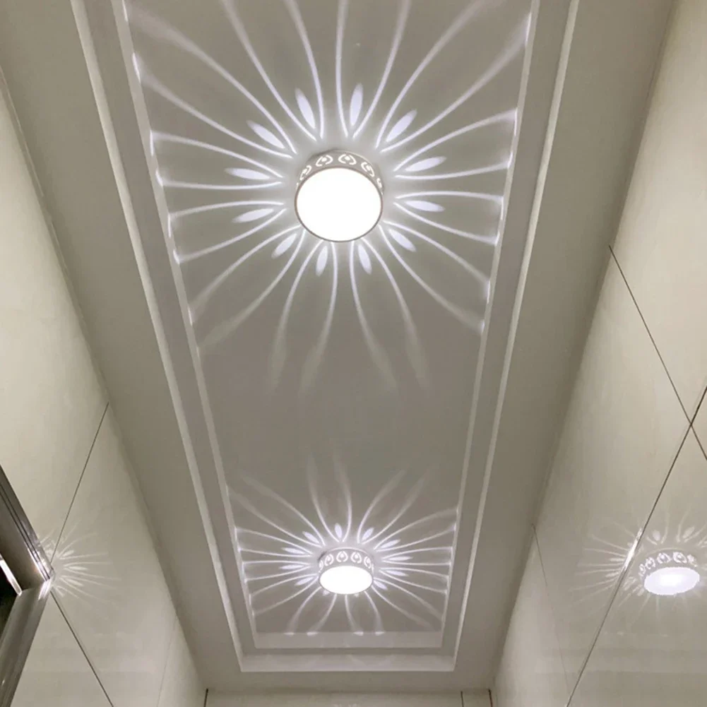 

LED Ceiling Lamp Energy Saving Entry Lights Protect Eyes Ceiling Spotlights Easy Installation Brightness Durable for Living Room