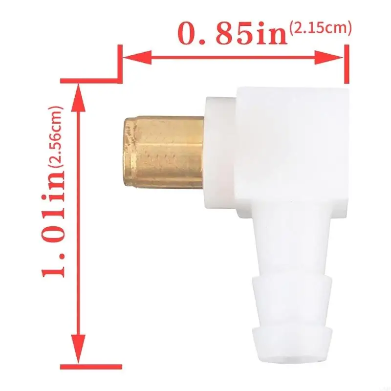 Set Of Two Universally Fuels Connectors With Durability Plastic And Copper Build L4MF