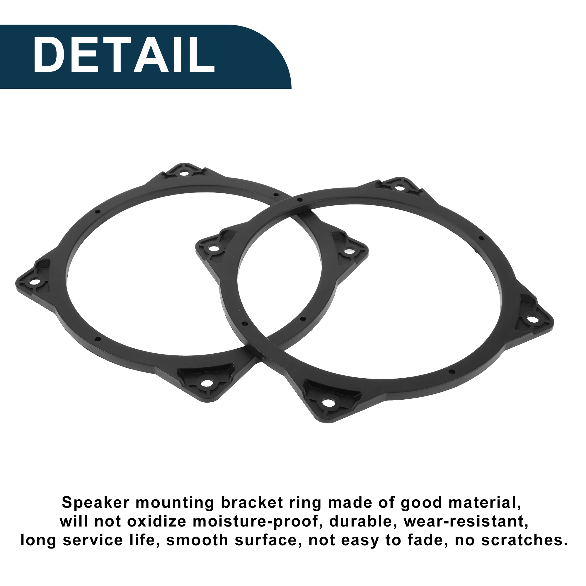UXCELL Speaker Spacer Ring Tweeter Speaker Spacer Adapter for Hyundai 2006-2021 2 Pcs