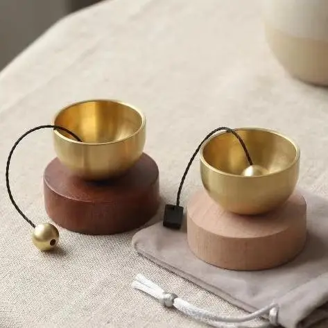 Singing Bowl Set Mini Himalayan Brass Sound Bowl for Mindful Yoga Meditation Stress Decompression