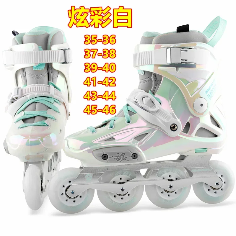 100% Original Powerslide Imperial Inline Skates Professional Slalom Inline Skates Roller Free Skating Shoes Sliding Patines - view 6
