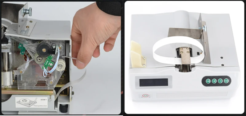 Intelligent induction Strapping machine Multipurpose Supermarket Hot Melt Paper belt Binding machine Banknote Tying machine