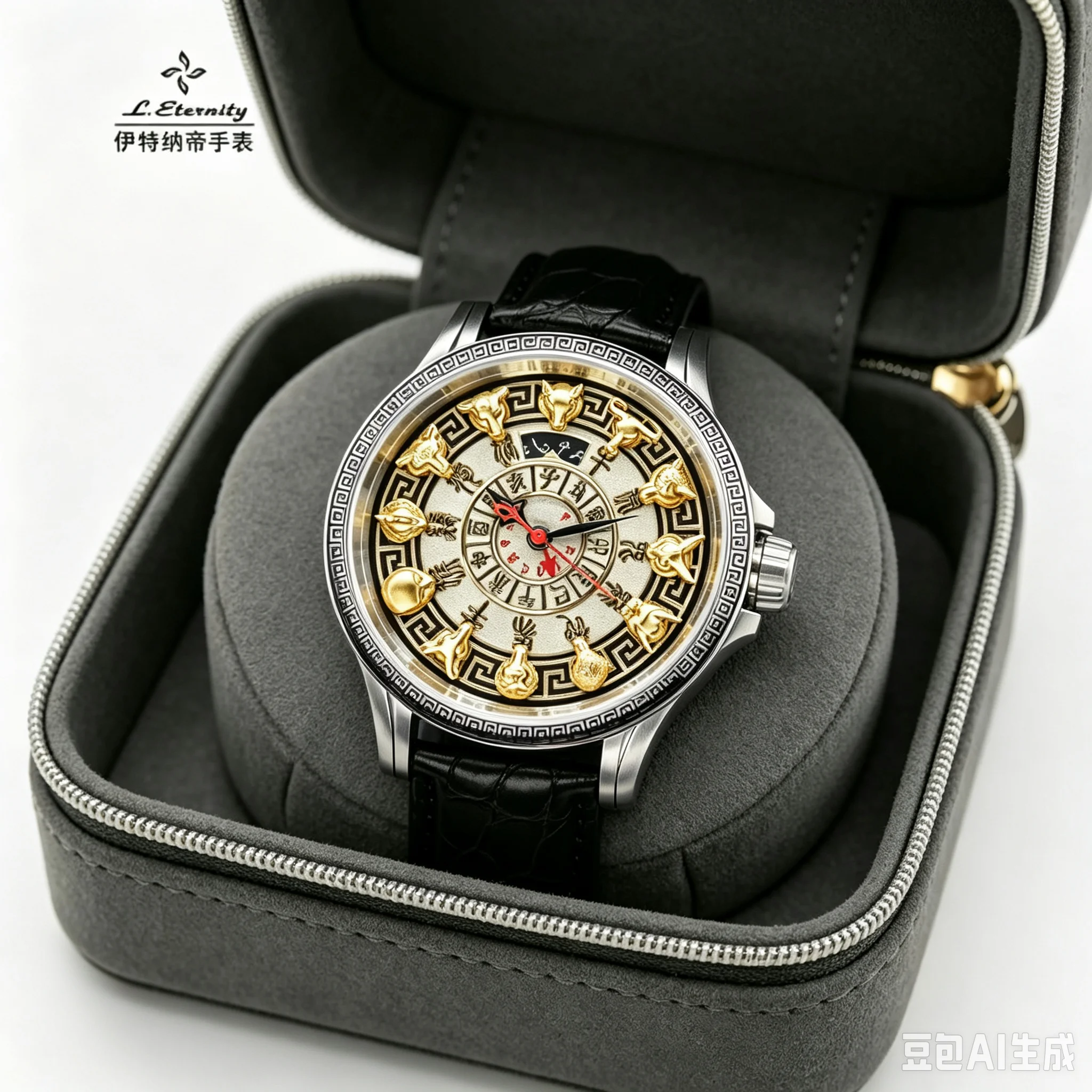 The Patron Saint of The Twelve Zodiac Signs, Micro-engraving Time Automatic Watch, Year of The Horse 2026