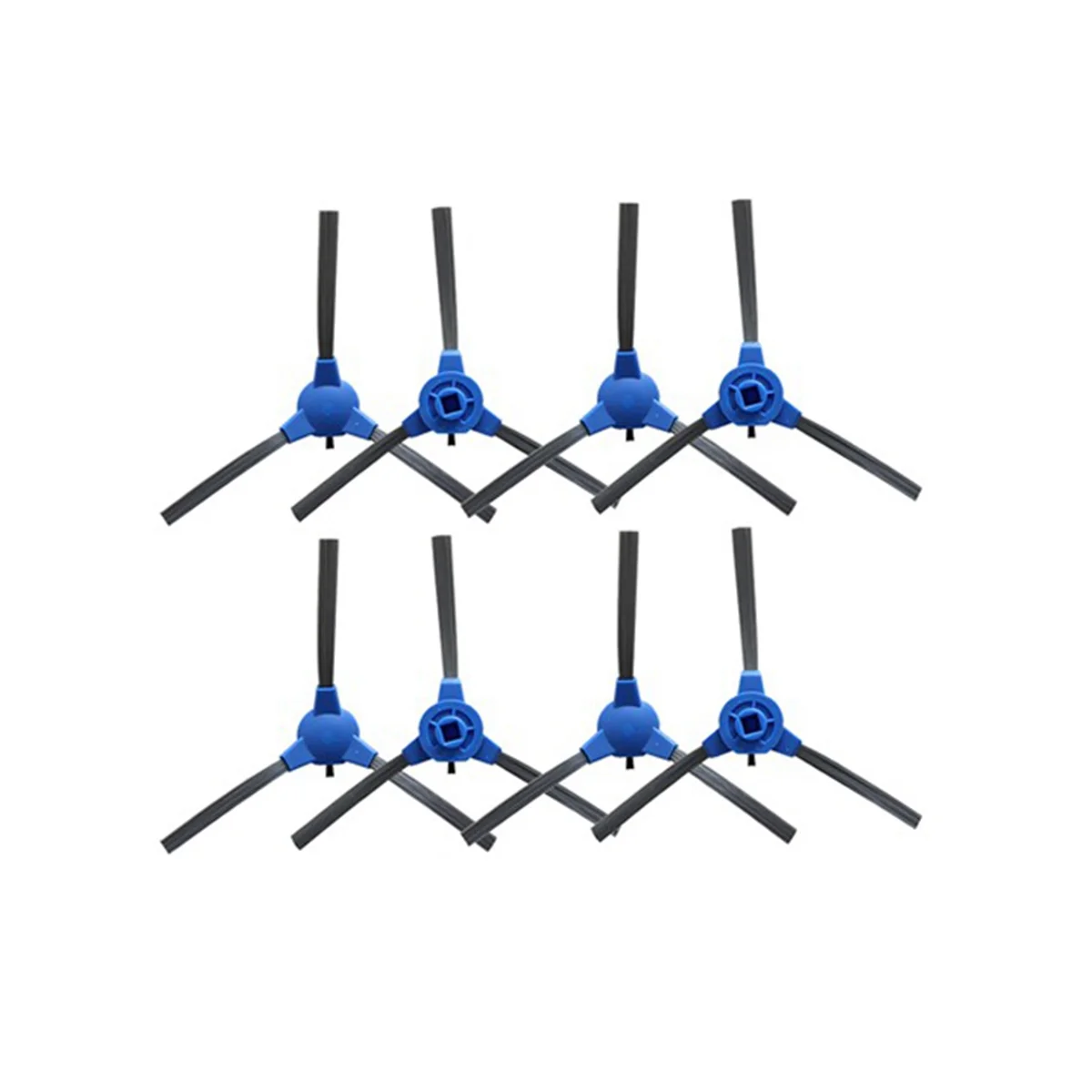 Cepillo lateral de 8 piezas para Conga 1090, piezas de repuesto para Robot aspirador, limpieza del hogar