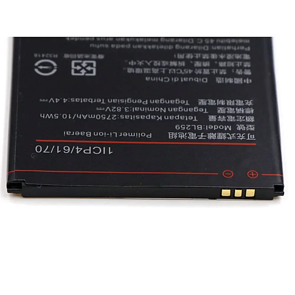 Lenovo携帯電話用バッテリー,lemon K3,k5,k5 plus,bl259,2750mah,k32c36