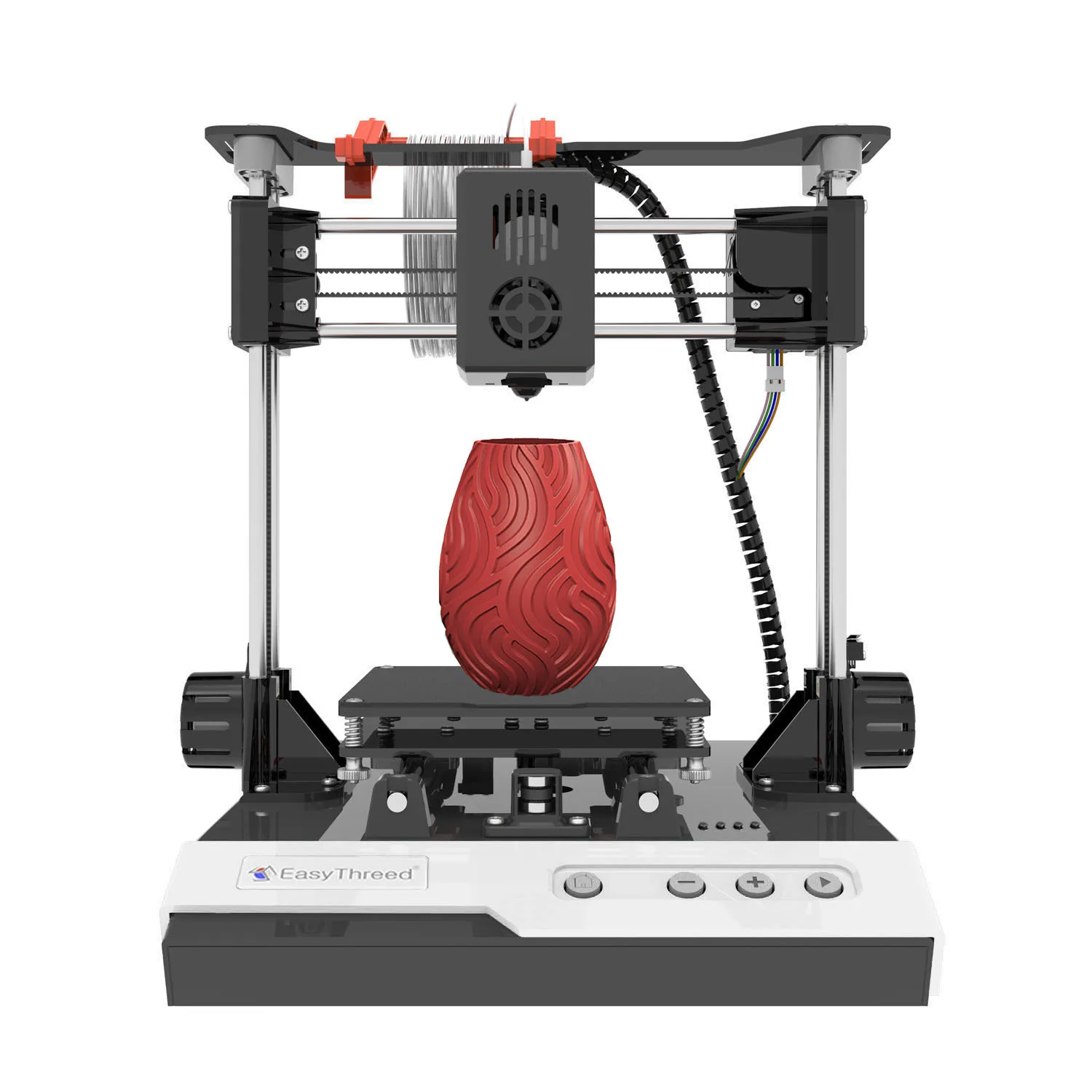 EasyThreed 3D Printer K1 Beginners Mini Entry Level 3D Printing Machine Compatible with PLA TPU 1.75mm Filament